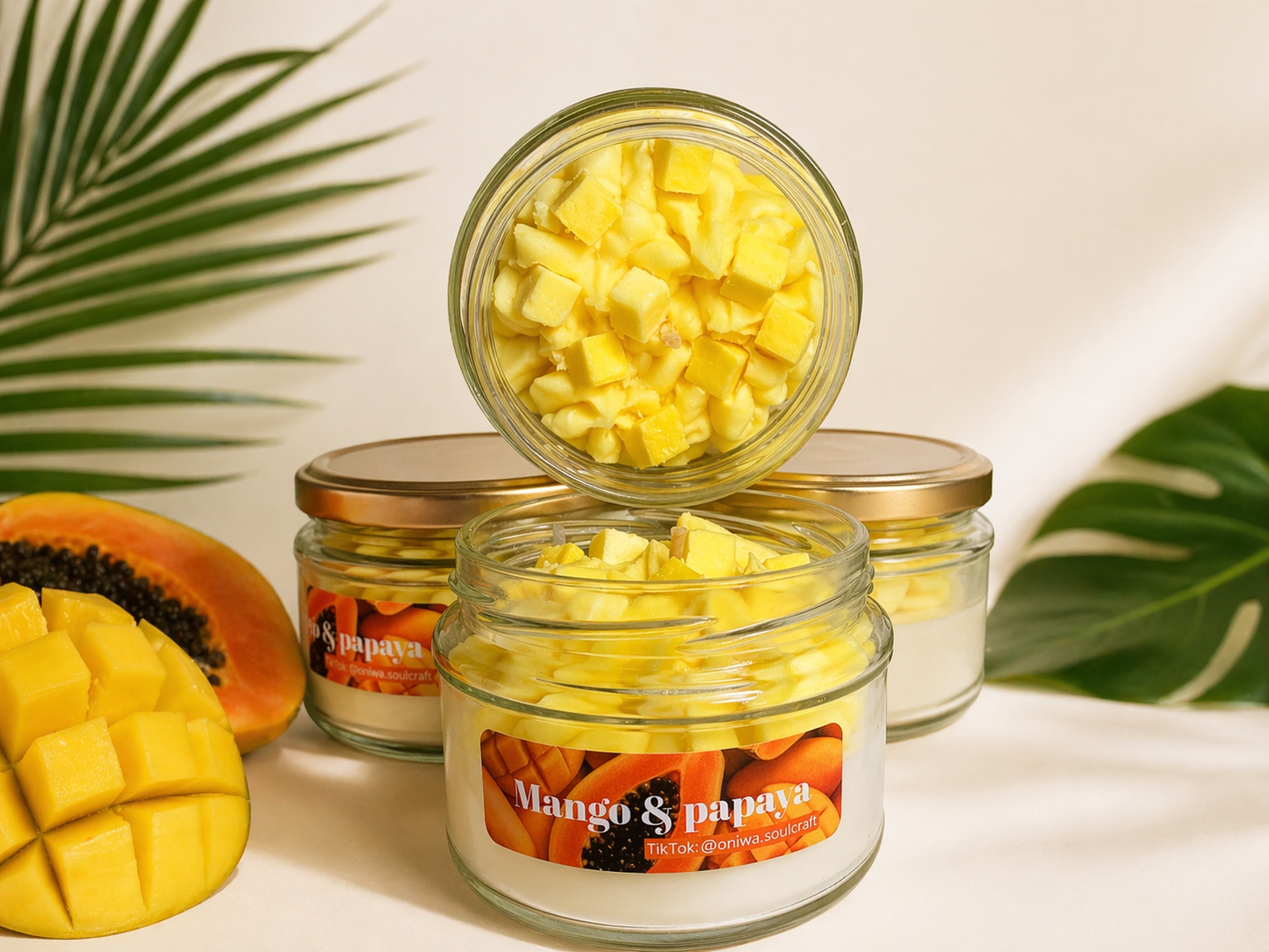 Mango & papaya doftljus